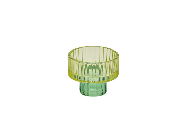CANDLE HOLDERS - SMALL - GREEN