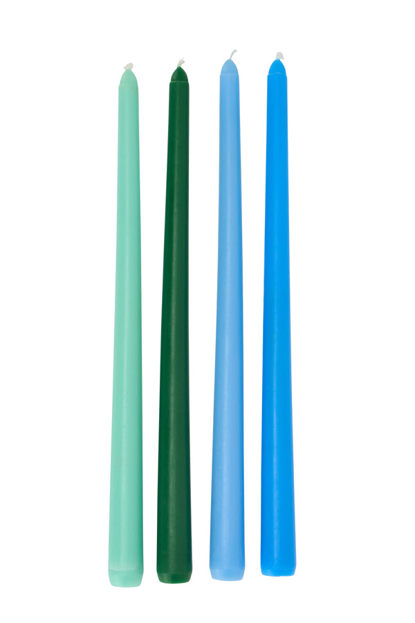 CANDLE HOLDERS - LARGE - BLUE