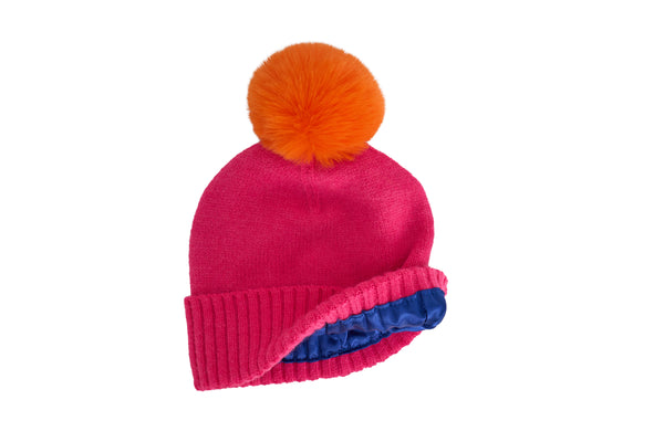 BEANIE & SOCK SET - HOT PINK & ORANGE