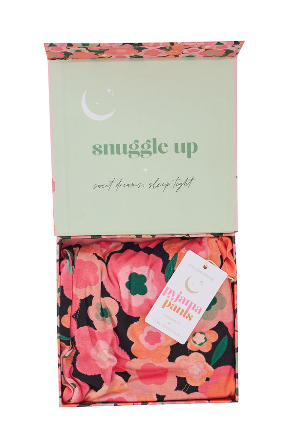 SLEEP PANTS - MIDNIGHT BLOOMS