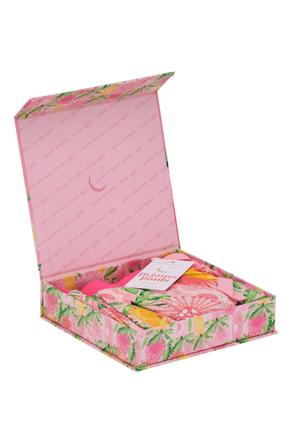 SLEEP PANTS - PINK BANKSIA