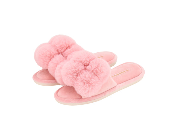 SLIPPERS - POM POM - PINK LEMONADE