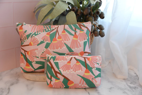 COSMETIC & MAKEUP BAGS - BLOSSOM BRANCHES