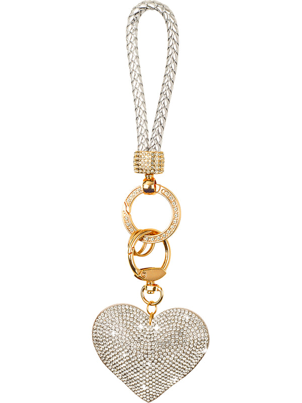 KEY RINGS - LUXURY HEART SHAPE