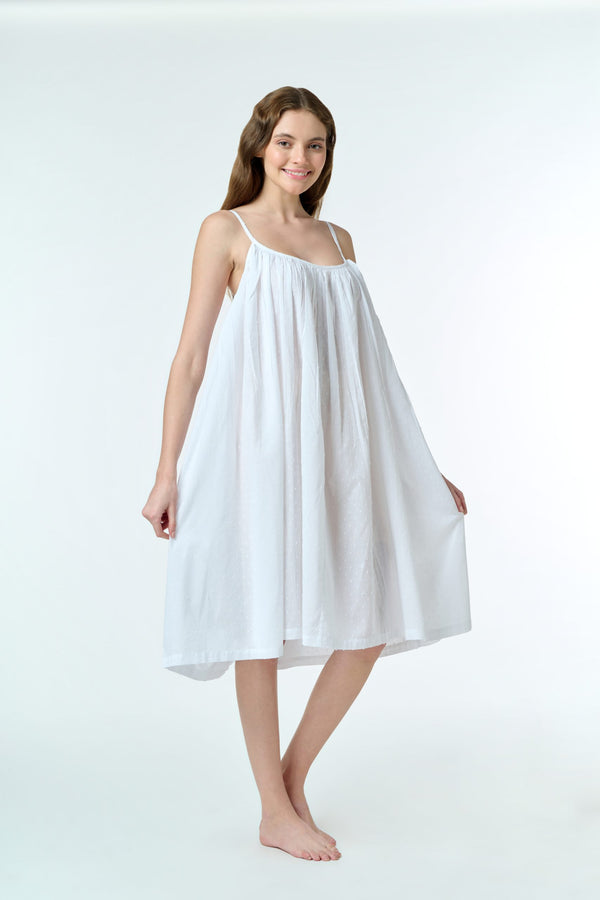NIGHTIE - SHOE STRING STRAPS - TILLY