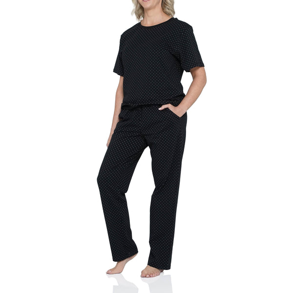 NIGHT PEARL SLOUCH TEE & STRAIGHT LEG PYJAMA SET