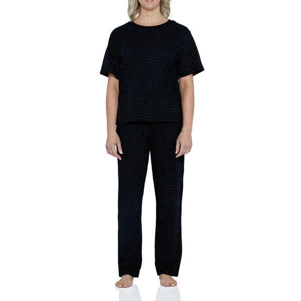 NIGHT PEARL SLOUCH TEE & STRAIGHT LEG PYJAMA SET