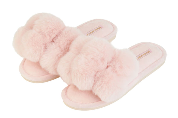 SLIPPERS - POM POM - PINK QUARTZ