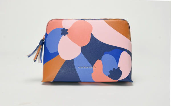 COSMETIC & MAKEUP BAGS - RETRO NATURAL