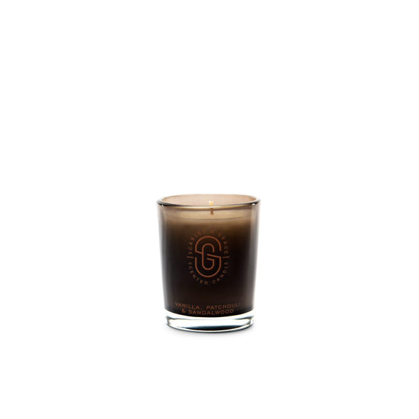 CANDLES - VANILLA, PATCHOULI & SANDALWOOD - TUMBLER CANDLES