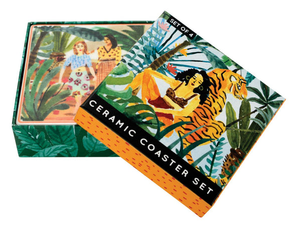 DRINK COASTERS - GARDENS OF BABYLON - CERAMIC COASTERS