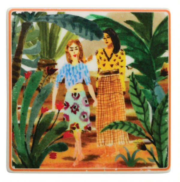 DRINK COASTERS - GARDENS OF BABYLON - CERAMIC COASTERS