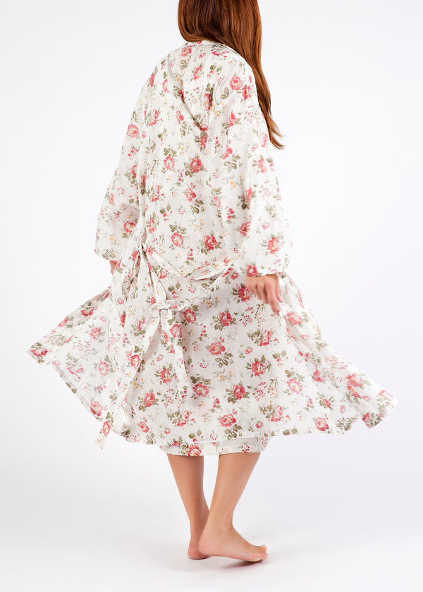 ROBE - DARK PINK FLORAL