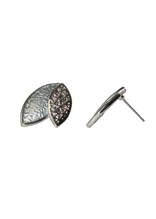EARRINGS - SILVER LEAVES