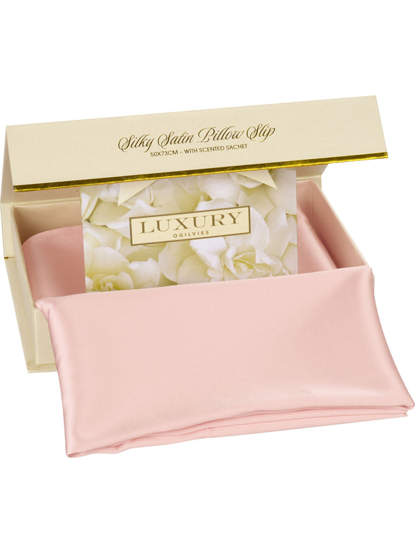 PILLOW SLIPS - SILKY SATIN
