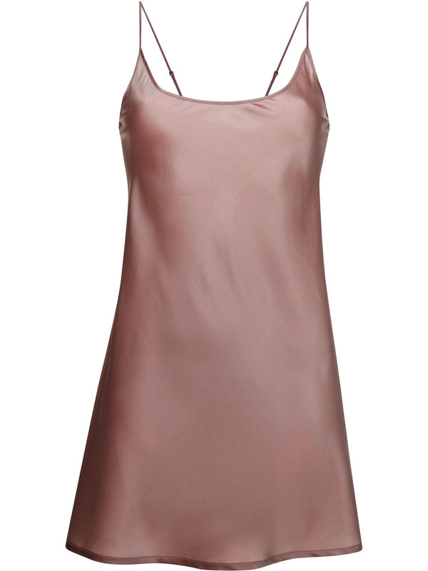 SILKY SATIN SLIPS - MOCHA