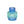 CANDLE HOLDERS - LARGE - BLUE