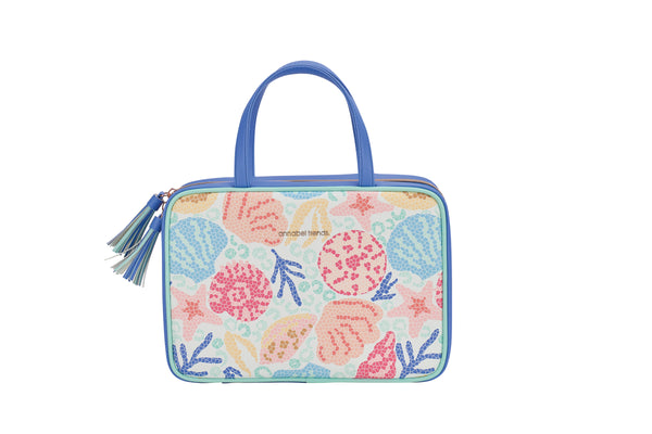 COSMETIC & MAKEUP BAGS  - SMALL - SHELLY BEACH