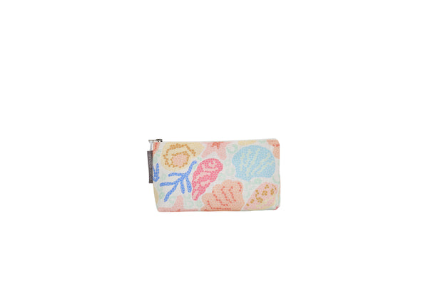 COSMETIC & MAKEUP BAGS  - SMALL - SHELLY BEACH