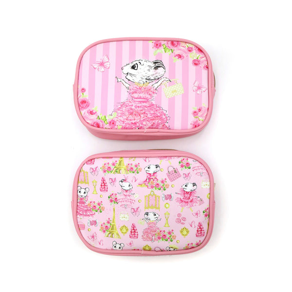 CLARIS THE CHICEST MOUSE IN PARIS - COSMETIC POUCHES