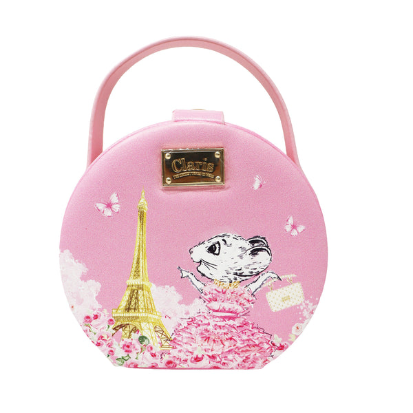 CLARIS THE CHICEST MOUSE IN PARIS - MINI HANDBAG JEWELLERY CASE