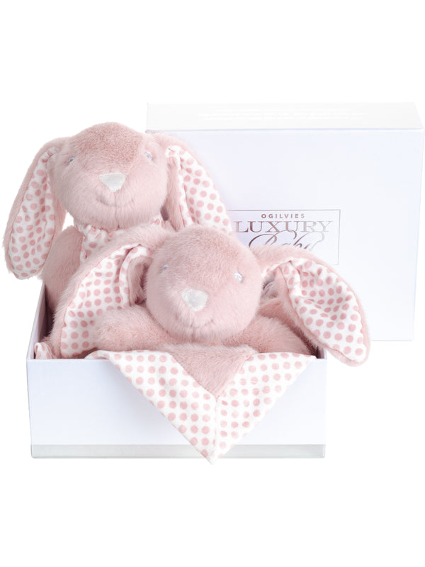 CUDDLE BUNNY SNUGGY SET