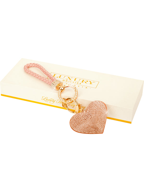 KEY RINGS - LUXURY HEART SHAPE