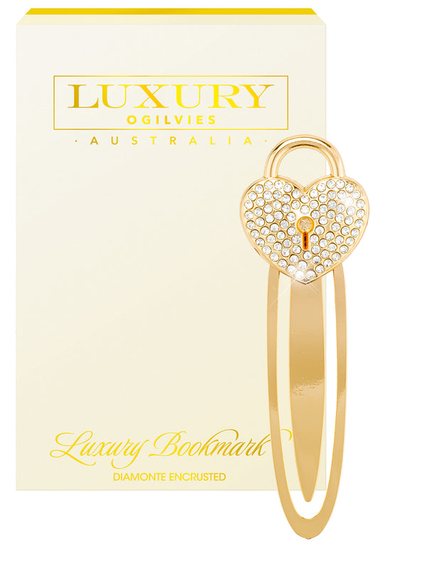 DIAMONTE BOOKMARK - HEART AND BOOT