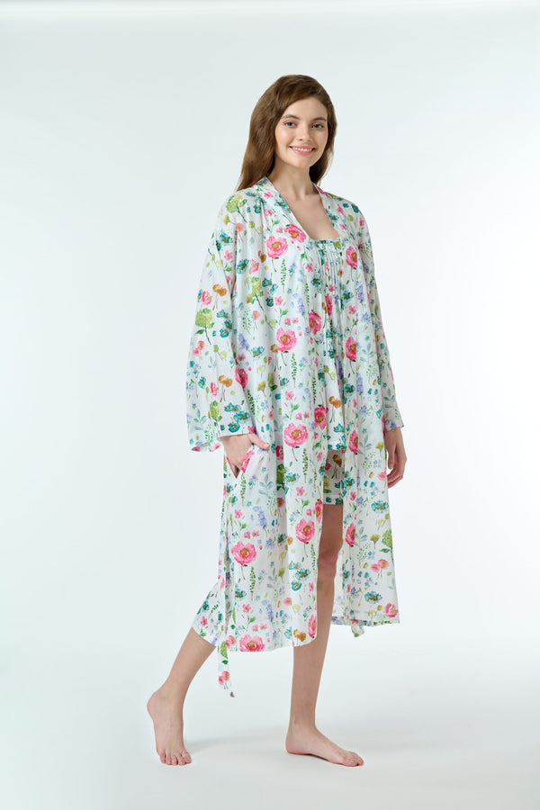 ROBE - FLORAL - SAVANNAH