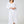 NIGHTIE - RUFFLED NECKLINE - WITH LONG SLEEVES IN WHITE - SOPHIE