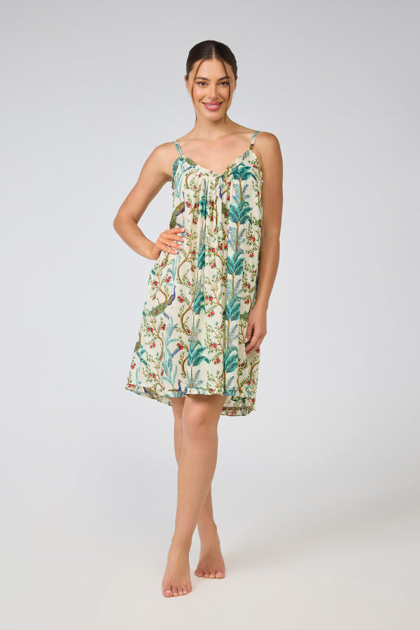 DRESS - PEACOCKS - SHORT DRESS