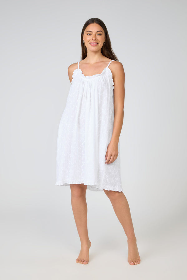 NIGHTIE - SLIP WITH EMBROIDERY