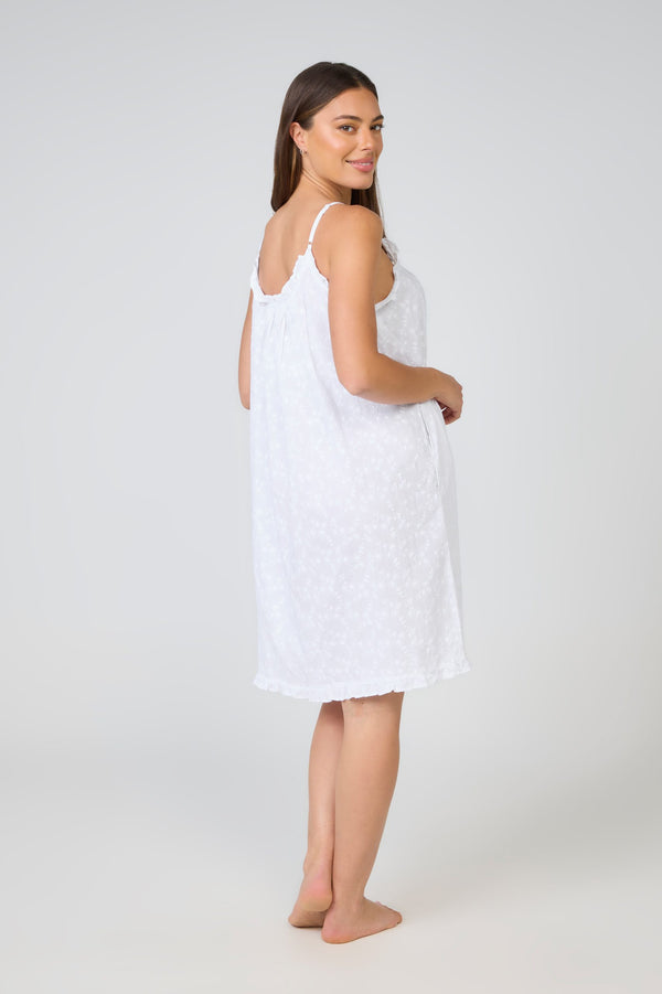 NIGHTIE - SLIP WITH EMBROIDERY
