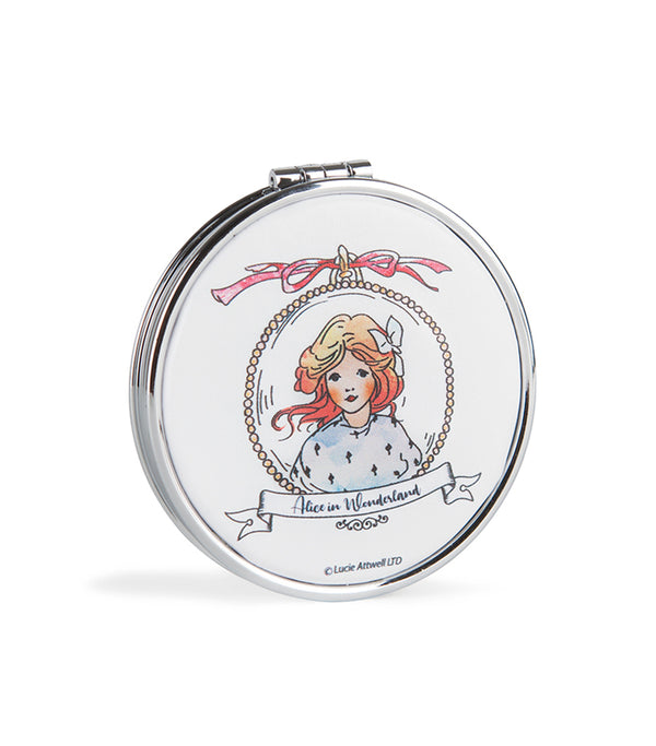 POCKET COMPACT MIRROR - ALICE IN WONDERLAND