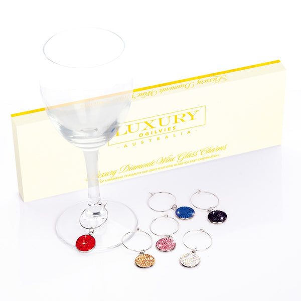 WINE GLASS CHARMS