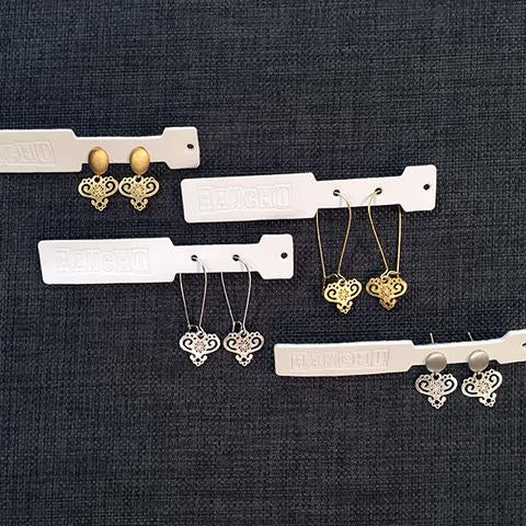 EARRINGS - LONG FINE WIRE HOOK & FILLIGREE SILVER