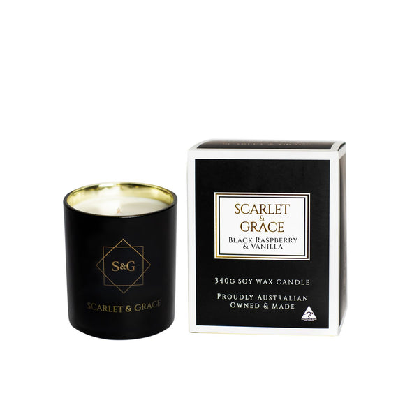CANDLES - BLACK RASPBERRY & VANILLA