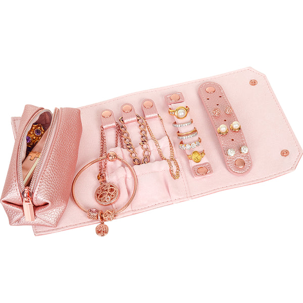 JEWELLERY KEEPER CASE - SILVER & ROSE GOLD