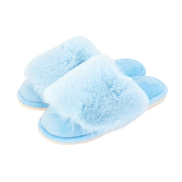 SLIPPERS - COSY LUXE - SKY BLUE