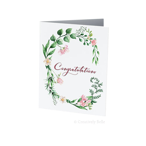 CARDS - SWEET PEA CONGRATULATIONS