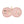 Load image into Gallery viewer, JEWELLERY ROLL - SCALLOPED - PEACH PINK
