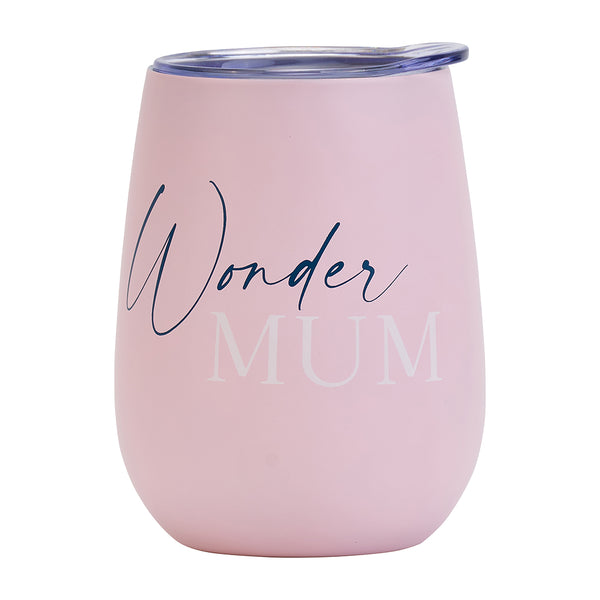 WINE TUMBLERS - WONDER MUM